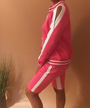 Load image into Gallery viewer, Women's Pink Short Set