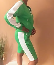 Load image into Gallery viewer, Green Goddess Short Set