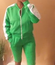 Load image into Gallery viewer, Green Goddess Short Set