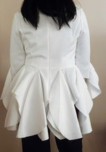 Load image into Gallery viewer, White Fringe Blouse