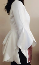 Load image into Gallery viewer, White Fringe Blouse