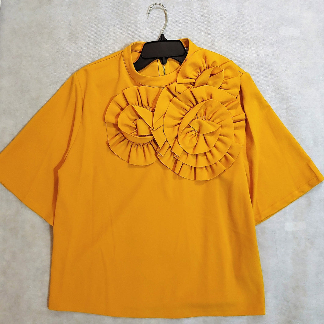 Women's Mustard Flower Blouse